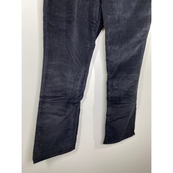 Bandolino Womens Black Velvet Velour Y2K Bootcut Pants Size 12 NWT Grunge Emo - Picture 3 of 7